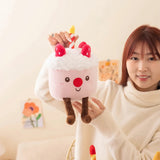 Party Puff Cakes, Kawaii Dessert Plush Buddies