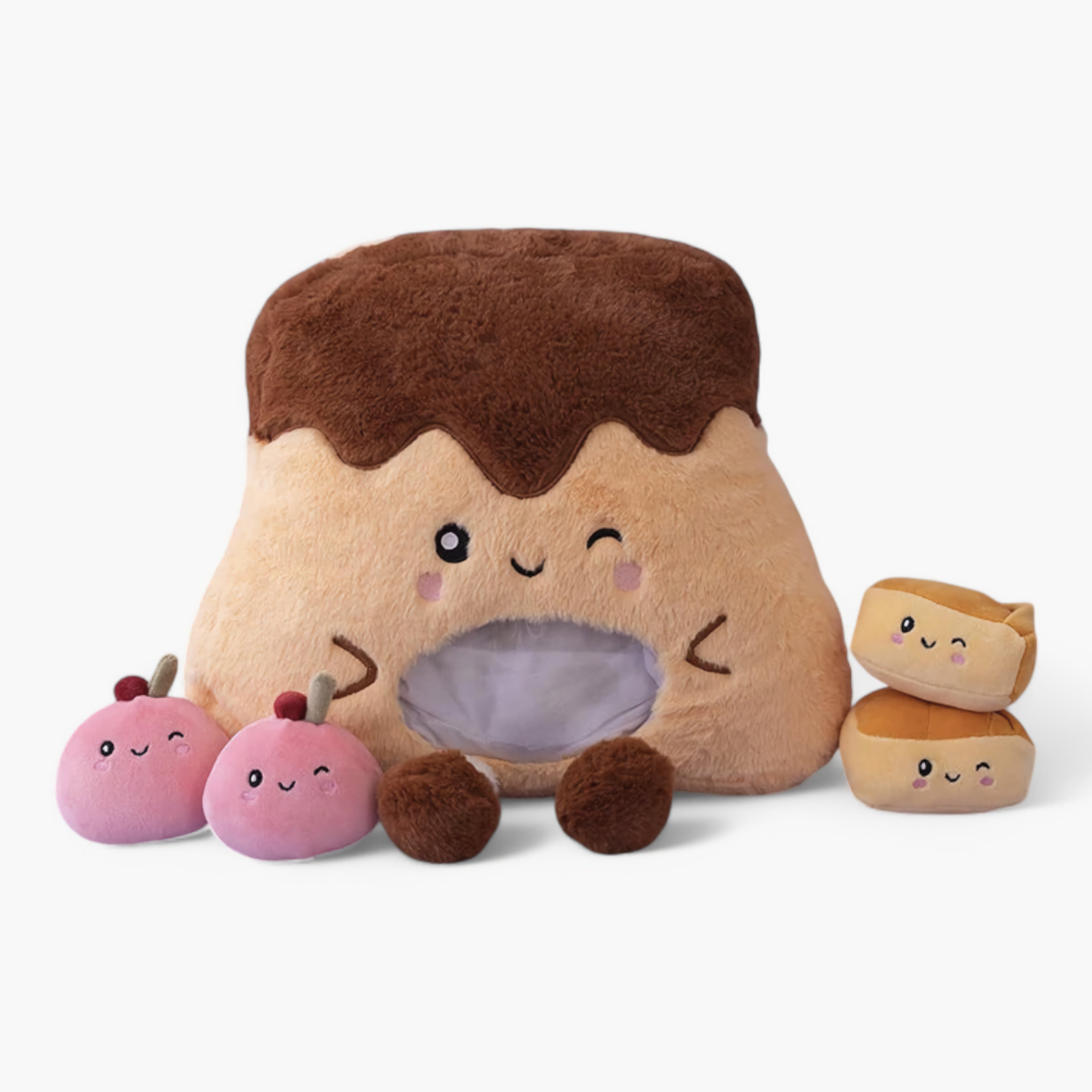 Sweetie Puff Puddings, Peekaboo Dessert Plush Set