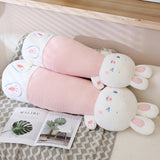 Striped Bunny Plush Pillows