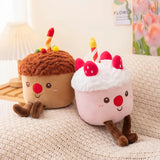Party Puff Cakes, Kawaii Dessert Plush Buddies