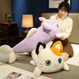 Mermeow Plush Magical Cat-Fish Pillow