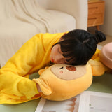 Cozy Capy Taiyaki, 3-in-1 Plush Pillow, Blanket & Hand Warmer