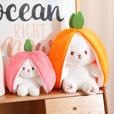 Berry Buns, Transforming Strawberry & Carrot Bunny Plush