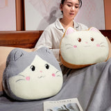 CozyCat 3-in-1 Plush Hand Warmer & Blanket Set
