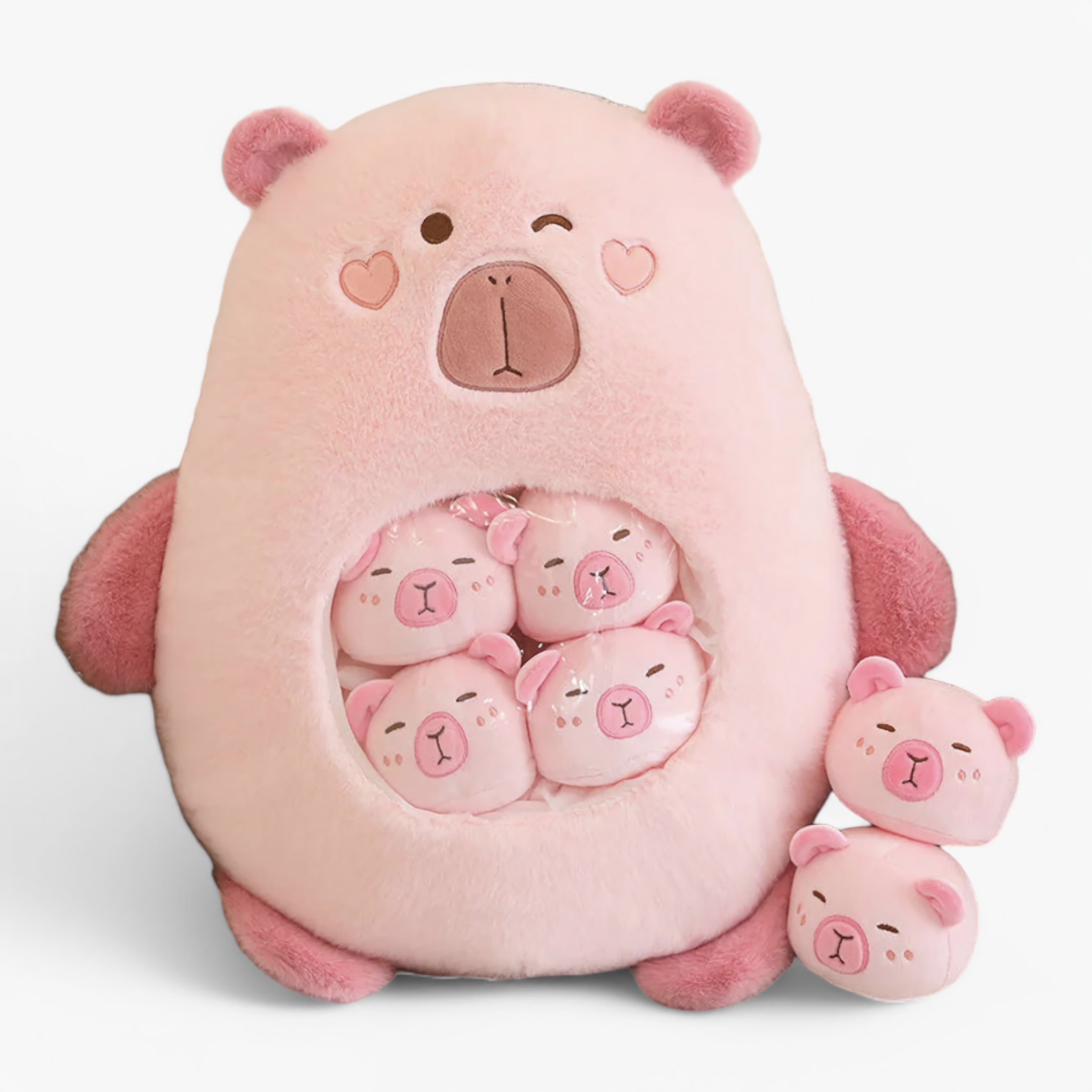 Capy Snuggle Bag Peekaboo Plush Set