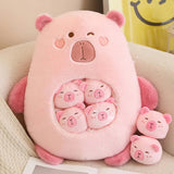 Capy Snuggle Bag Peekaboo Plush Set