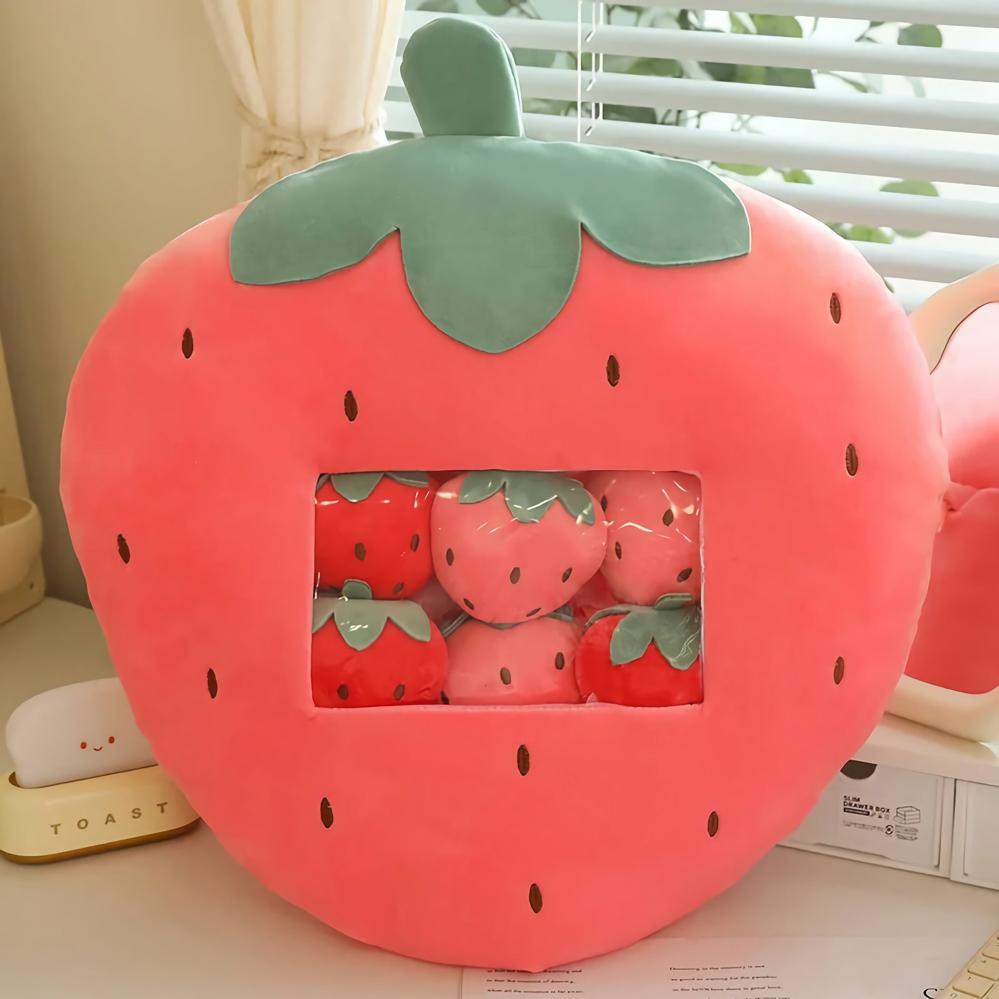 Snack Squeeze Fruits Peekaboo Plush Set
