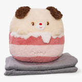 SnuggleBites 2-in-1 Plush Pillow & Cozy Blanket Set