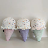 Sprinkle Swirl Scoops Plush Pillows