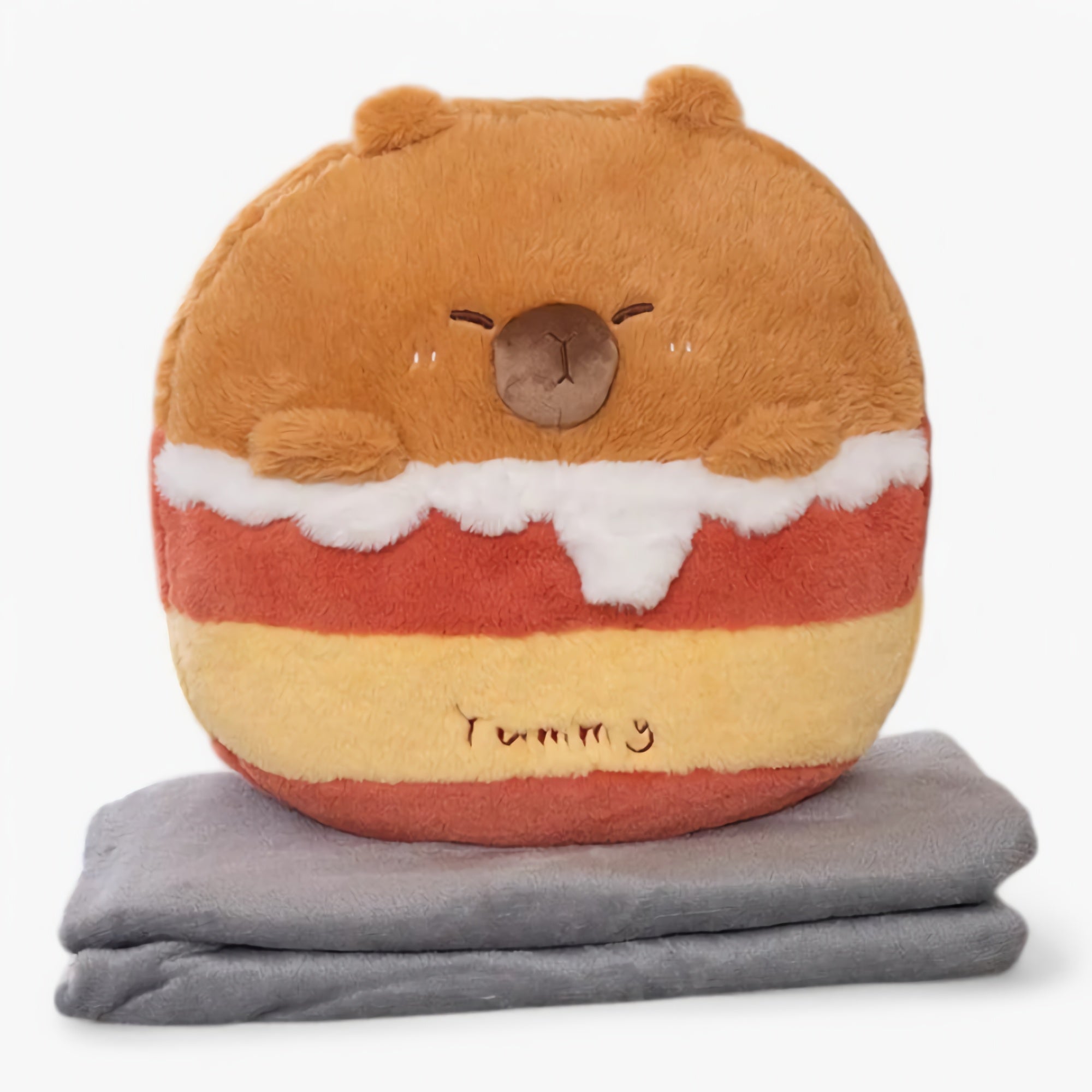 SnuggleBites 2-in-1 Plush Pillow & Cozy Blanket Set