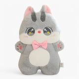 Big-Eyed Bowtie Kittens Plush Stuffed Animal