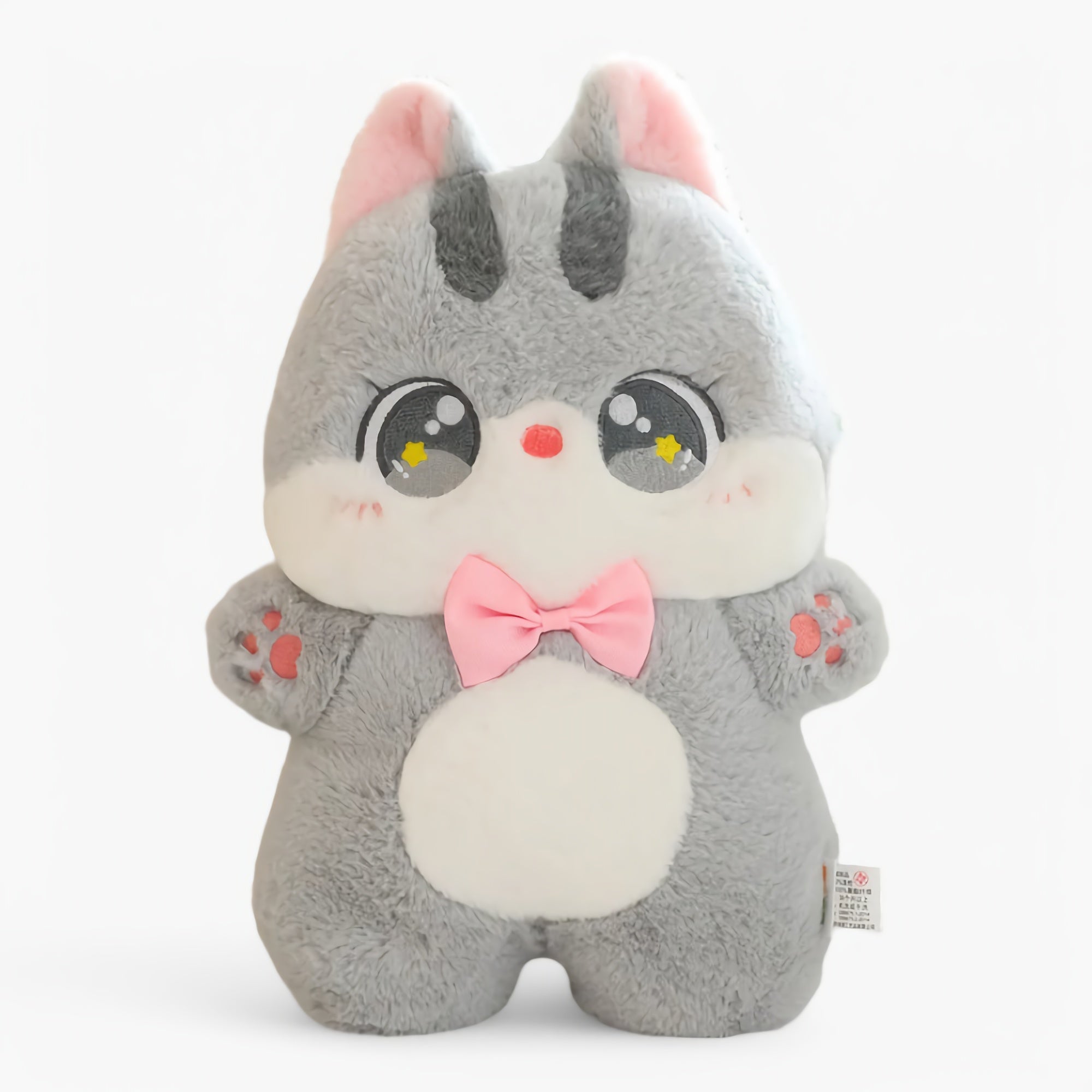 Big-Eyed Bowtie Kittens Plush Stuffed Animal