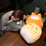 PillowPuff Snuggle Critter Blanket Plush Set