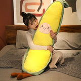 Kawaii Veggie Hug Buds Plush Pillows