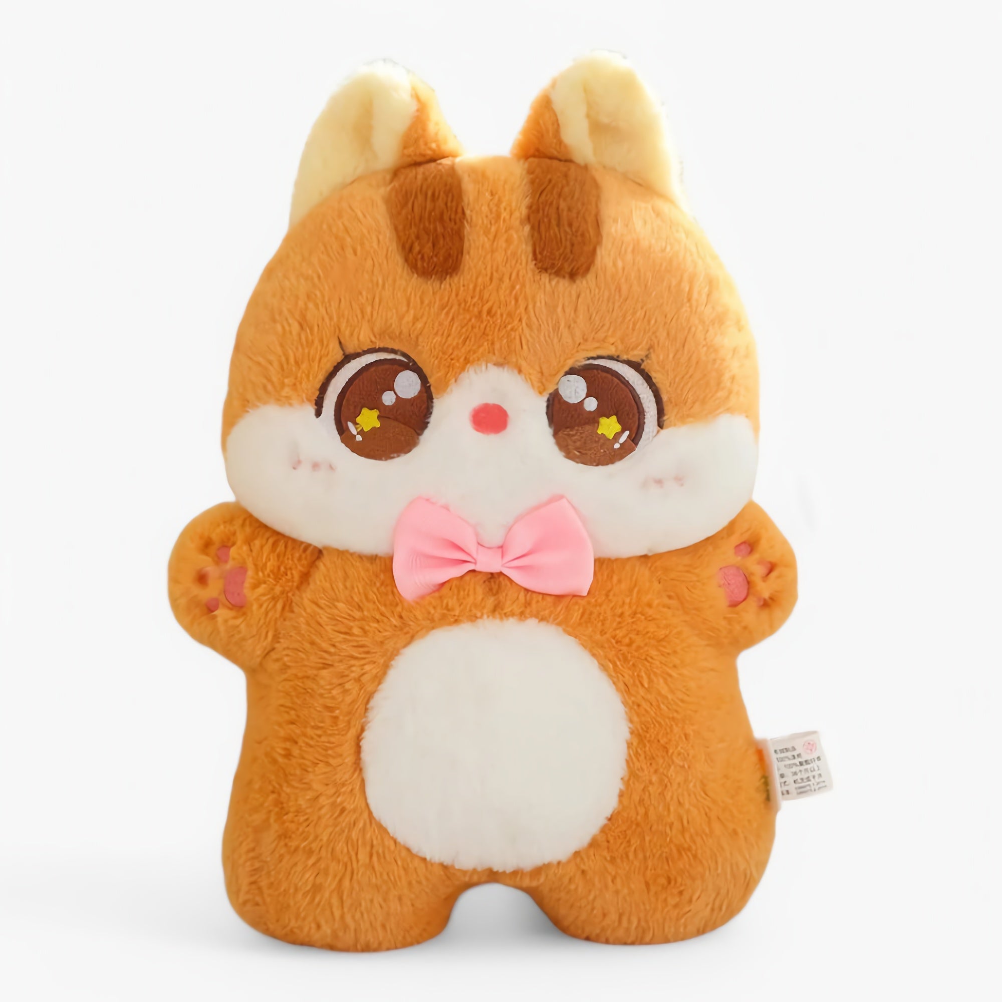 Big-Eyed Bowtie Kittens Plush Stuffed Animal