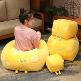 Cheddar Chonk - The Cheese Cube Plush with Legs!