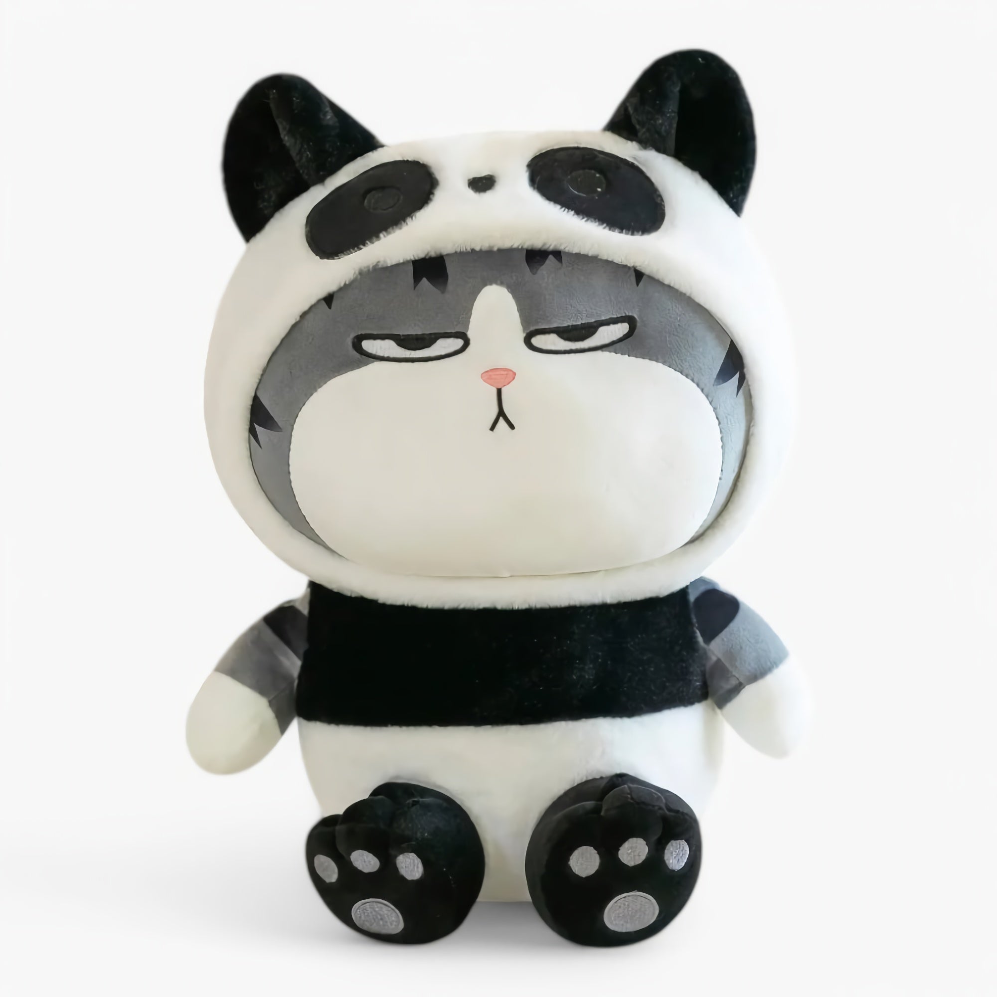 Grumpy Cosplay Cats Stuffed Animal Plushies in Cute Hoodies