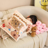 Capy Snack Buddies Peekaboo Plush Set