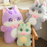 Big-Eyed Bowtie Kittens Plush Stuffed Animal