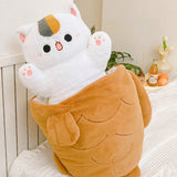 Snuggle Pals Cat & Rabbit Cozy Hideaway Plushies