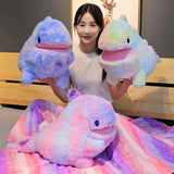CozyChomp Dino Fluffy Blanket Plush Set