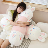 Striped Bunny Plush Pillows