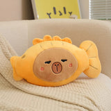 Cozy Capy Taiyaki, 3-in-1 Plush Pillow, Blanket & Hand Warmer