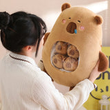 Capy Snuggle Bag Peekaboo Plush Set
