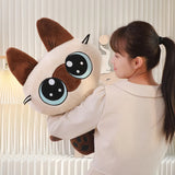 Big-Eyed Siamese Cat Stuffed Animal Plush