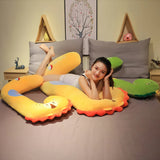 SnuggleZoo Giant C-Shaped Animal Plush Pillow