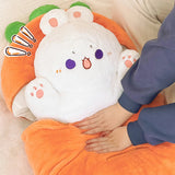 Snuggle Pals Cat & Rabbit Cozy Hideaway Plushies