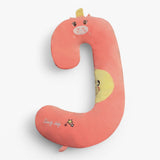 SnuggleZoo Giant C-Shaped Animal Plush Pillow