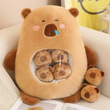 Capy Snuggle Bag Peekaboo Plush Set