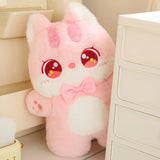 Big-Eyed Bowtie Kittens Plush Stuffed Animal