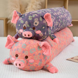Piggy Bloom Floral & Fluffy Plush Pillows