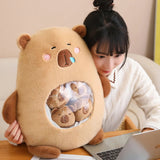 Capy Snuggle Bag Peekaboo Plush Set