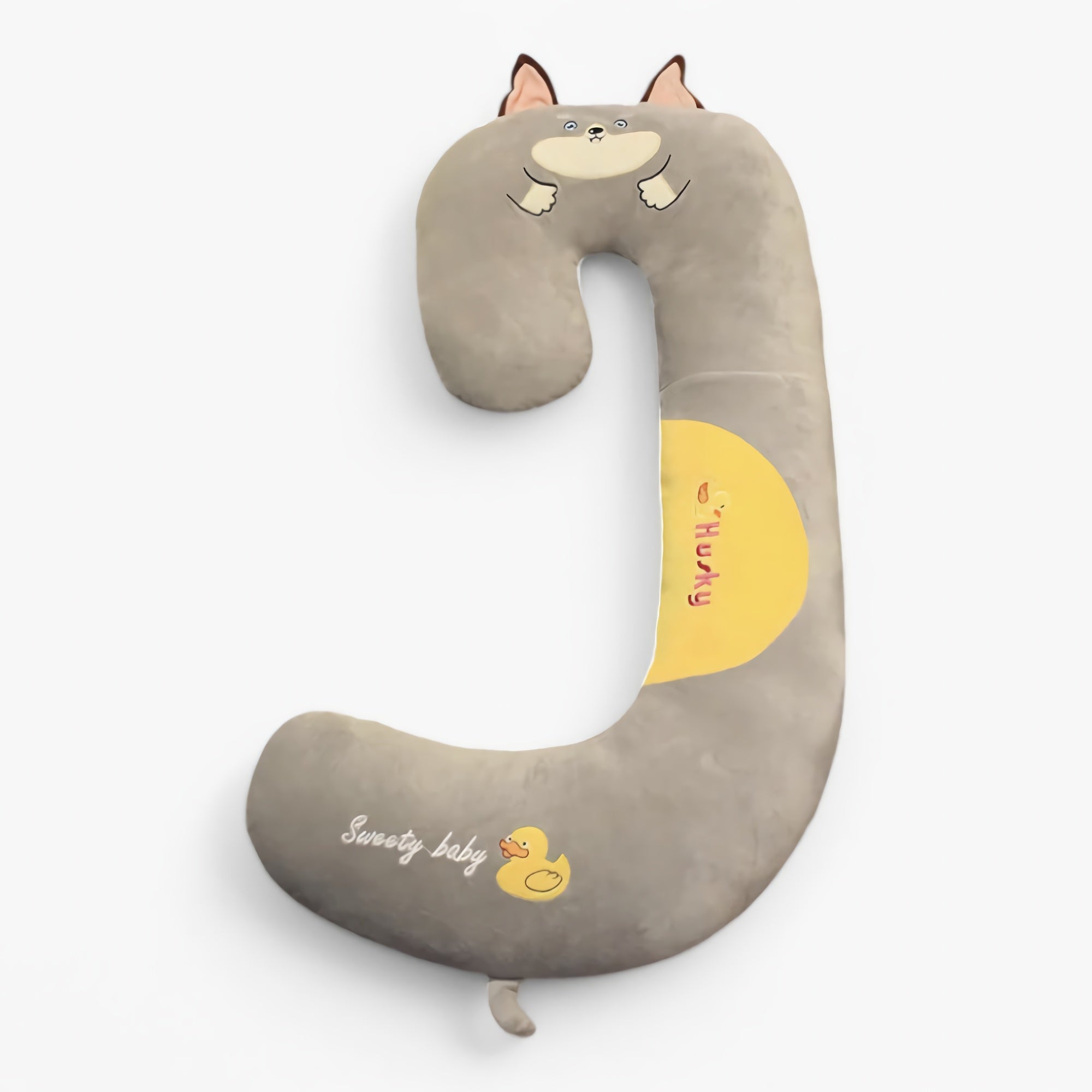 SnuggleZoo Giant C-Shaped Animal Plush Pillow