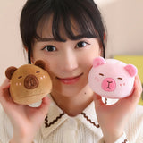 Capy Snuggle Bag Peekaboo Plush Set