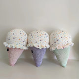 Sprinkle Swirl Scoops Plush Pillows