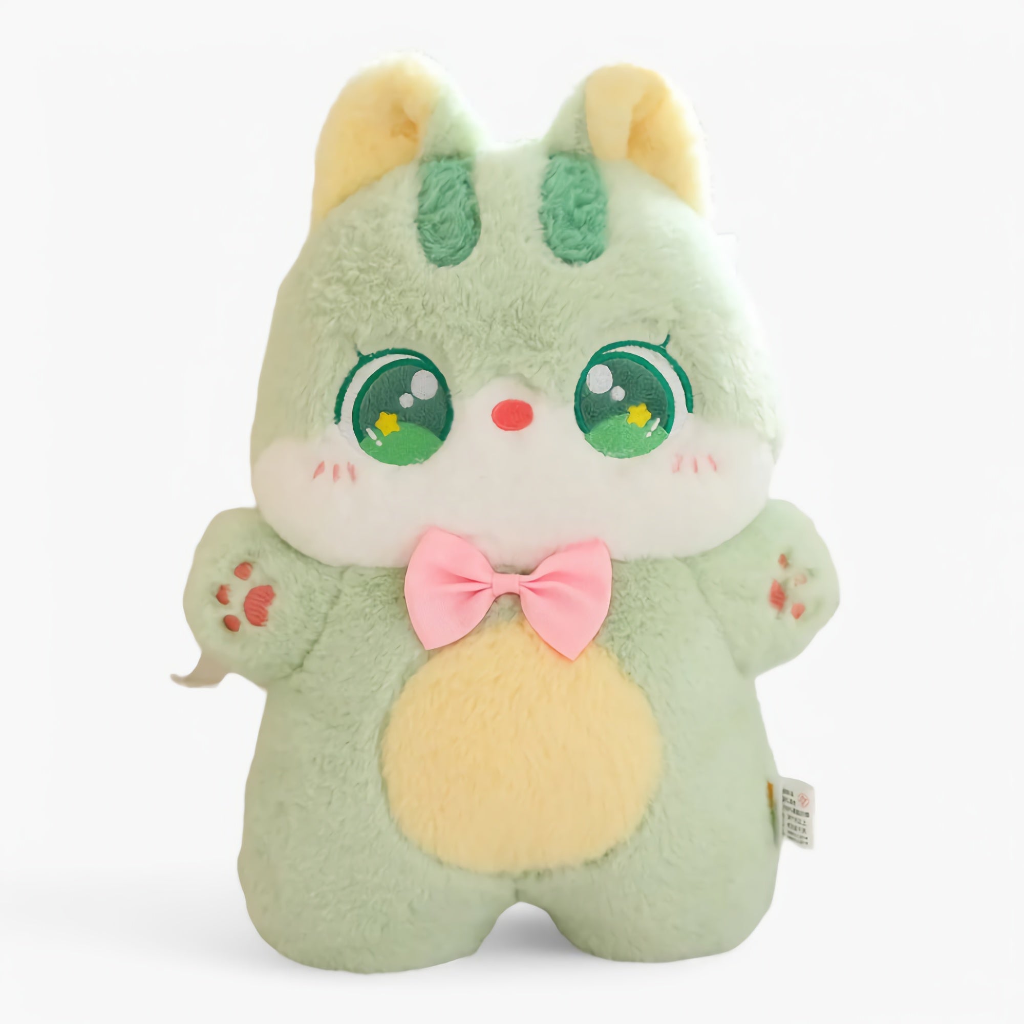 Big-Eyed Bowtie Kittens Plush Stuffed Animal