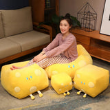 Cheddar Chonk - The Cheese Cube Plush with Legs!