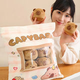Capy Snack Buddies Peekaboo Plush Set