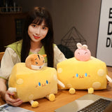 Cheddar Chonks - Kawaii Cheese Slice Plushies
