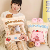 Capy Snack Buddies Peekaboo Plush Set