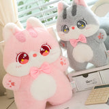 Big-Eyed Bowtie Kittens Plush Stuffed Animal