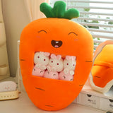 Snack Squeeze Fruits Peekaboo Plush Set