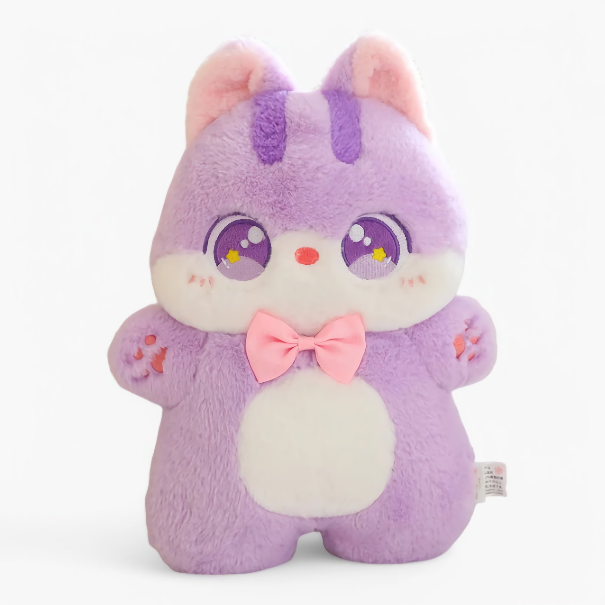 Big-Eyed Bowtie Kittens Plush Stuffed Animal