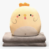 PillowPuff Snuggle Critter Blanket Plush Set