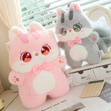 Big-Eyed Bowtie Kittens Plush Stuffed Animal