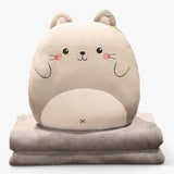PillowPuff Snuggle Critter Blanket Plush Set